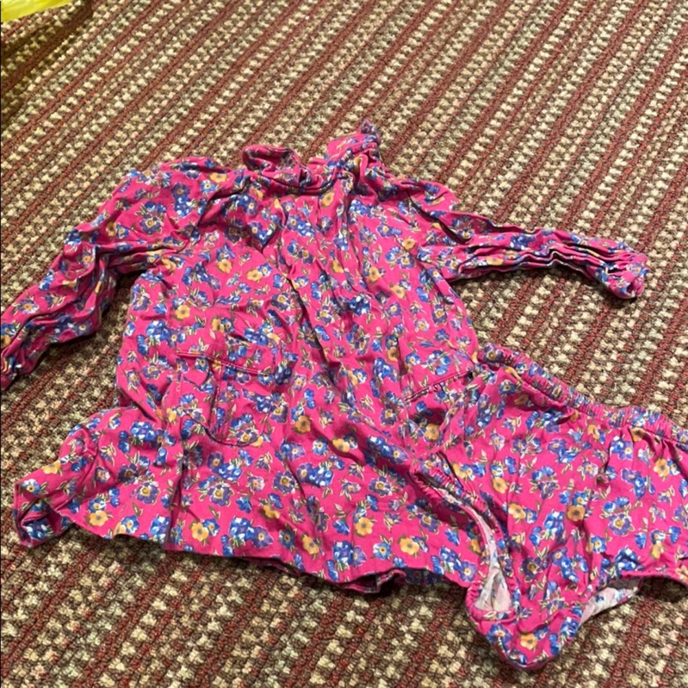 Ralph Lauren floral dress w bloomers sz 6m